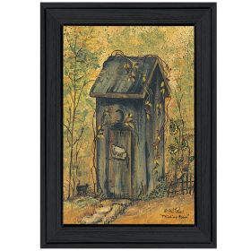 "Thinking Room" By Gail Eads, Ready to Hang Framed Print, Black Frame