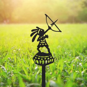 Metal Shooting Arrow Garden Silhouette (Option: Gardening decoration)