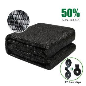 6ft*20ft Black Shade Net Fabric Provides Efficient Shading, Premium Materials, And An Enhanced Plant Growth Environment. (Option: 6ft20ft)